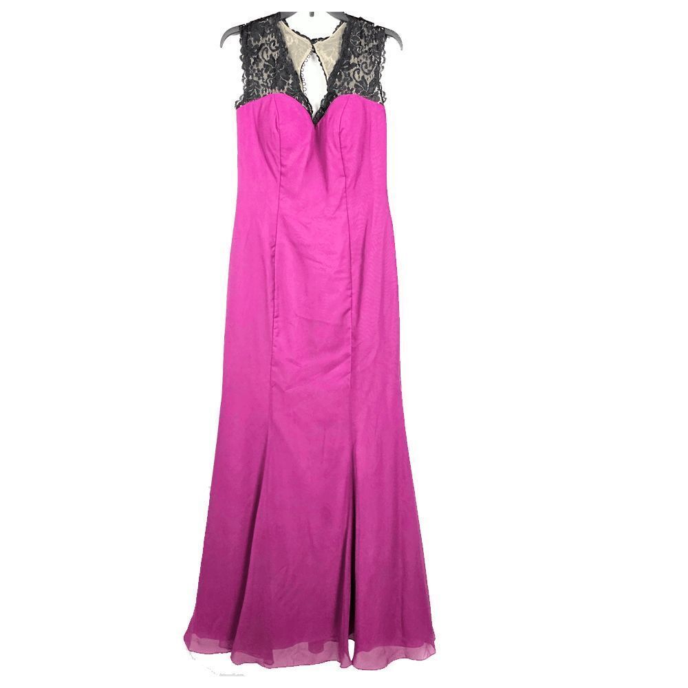 Da Vinci Pink Lace Formal Gown Size 12